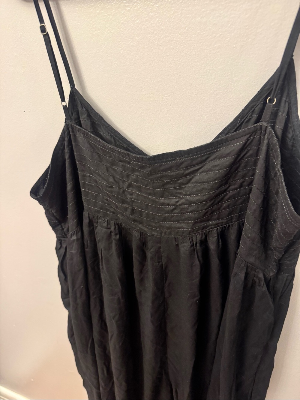 Anthropologie Black Spaghetti-Strap Harem Jumpsuit - Picture 8 of 8